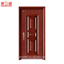 A porta principal de aço projeta portas de madeira inter da entrada de aço da segurança